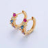 Golden Gem Hoops