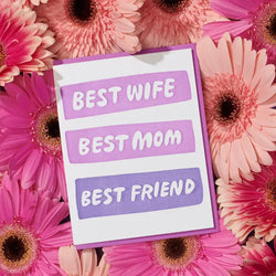 Best Wife/Mom/Friend Card