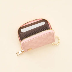 Check Zip Around Wallet (Blush)