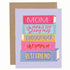 Mom Book Stack Card