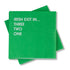 Irish Exit Cocktail Napkins (Green)