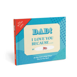 Dad I Love You Because Book