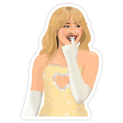 Sabrina Carpenter Heart Sticker