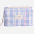 Simple Plaid Makeup Bag (Small)