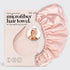 Satin Wrapped Hair Towel (Blush)