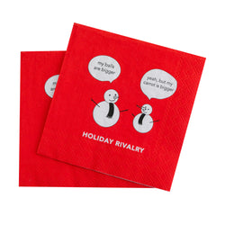 Holiday Rivalry Cocktail Napkins