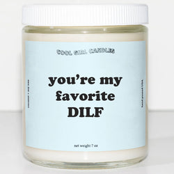 Favorite Dilf Candle (Balsam+Cedar)