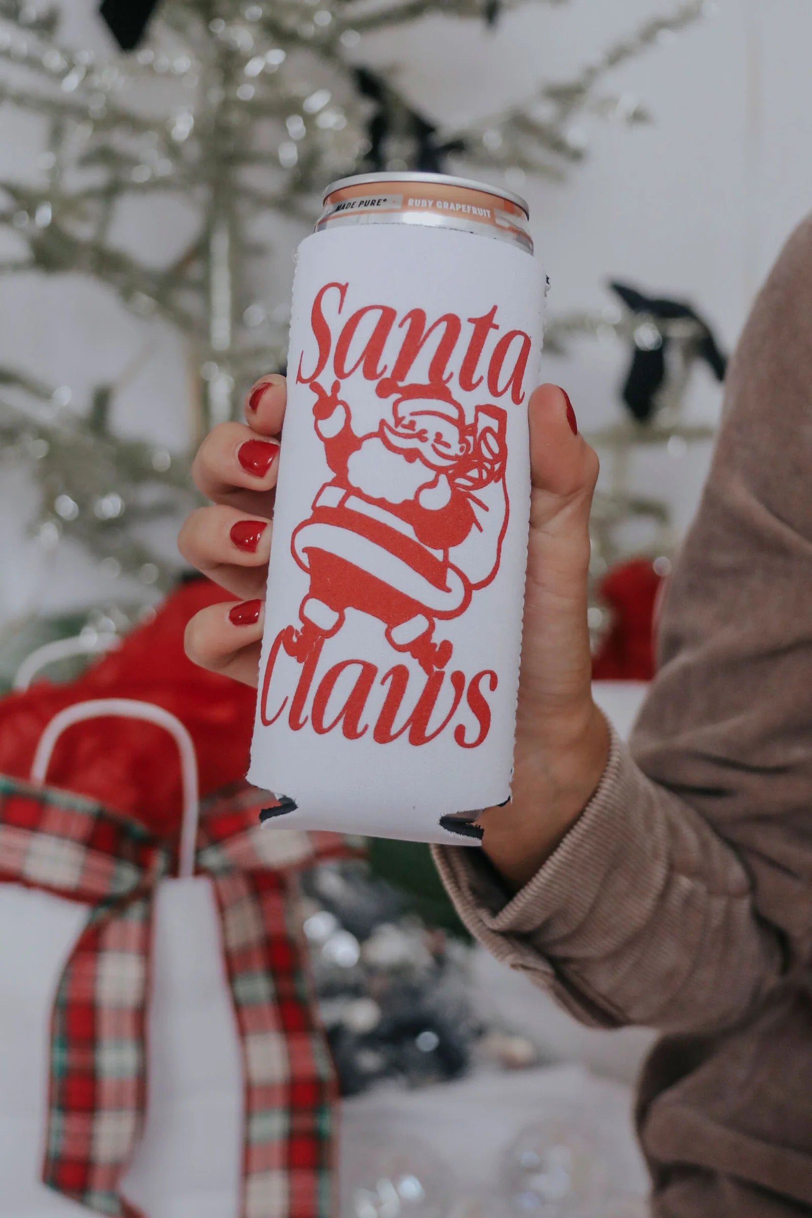 Santa Claws Koozie – Four Sisters Boutique