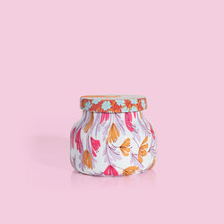 Pineapple Flower Pattern Petite Candle