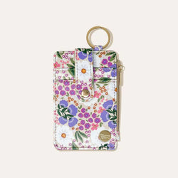 Sweet Meadow Keychain Wallet (Purple)