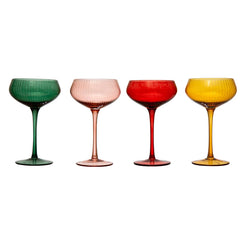 Colored Champagne Glass