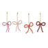 Acrylic Bead Bow Ornament