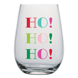 Ho! Ho! Ho! Wine Glass