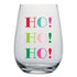 Ho! Ho! Ho! Wine Glass