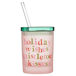 Holiday Wishes Glass