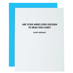 Arms Long Enough Card