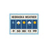 Nebraska Weather Magnet