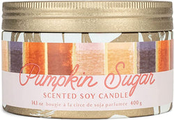 Pumpkin Sugar Large Tin Candle