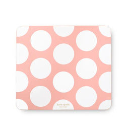 Peach Jumbo Dot Mouse Pad