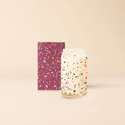 Confetti Crack Beer Can Glass Candle