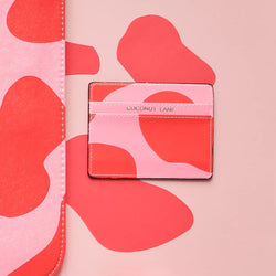 Card Holder (Pink/Red Abstract)