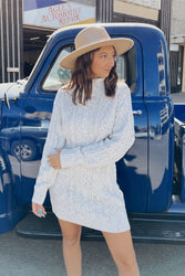 Holly Cable Knit Mini Dress