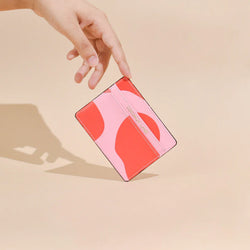 Card Holder (Pink/Red Abstract)