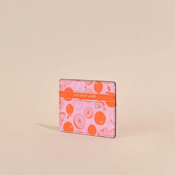 Card Holder (Oranges On Pink)