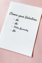 Choose Your Valentine Card
