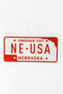 NE License Plate Sticker