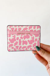 Card Holder (Pink Cow)