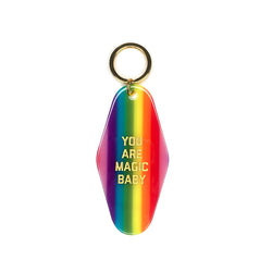 You Are Magic Baby Rainbow Keytag