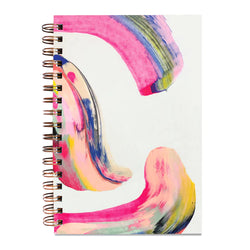 Candy Swirl Painted Notebook
