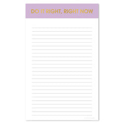 Do It Right Notepad