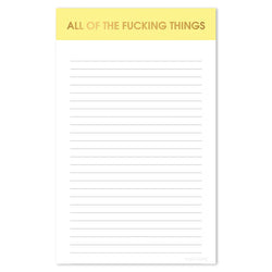 All Of The Things Notepad