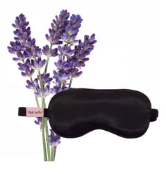 Lavender Weighted Satin Eye Mask