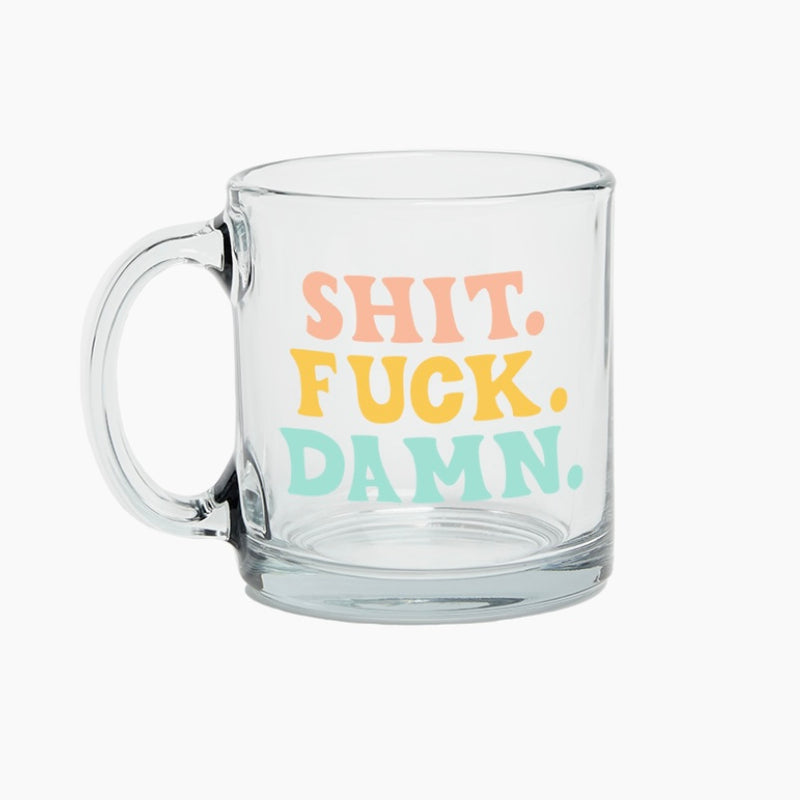 All My F*cks Are in This Cup Clear Glass Mug