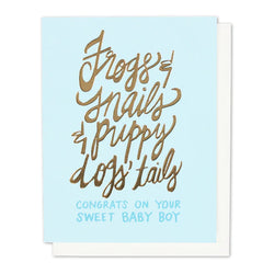 Frogs & Snails Card
