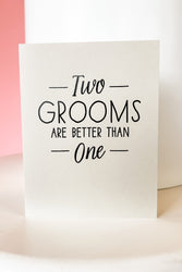 Two Grooms Card