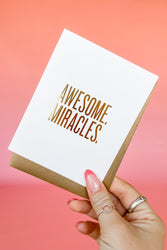 Awesome Miracles Card