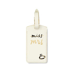 Miss To Mrs Luggage Tag