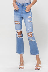 Call Me Crop Straight Jeans