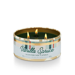 Vanilla Spruce Large Tin Candle